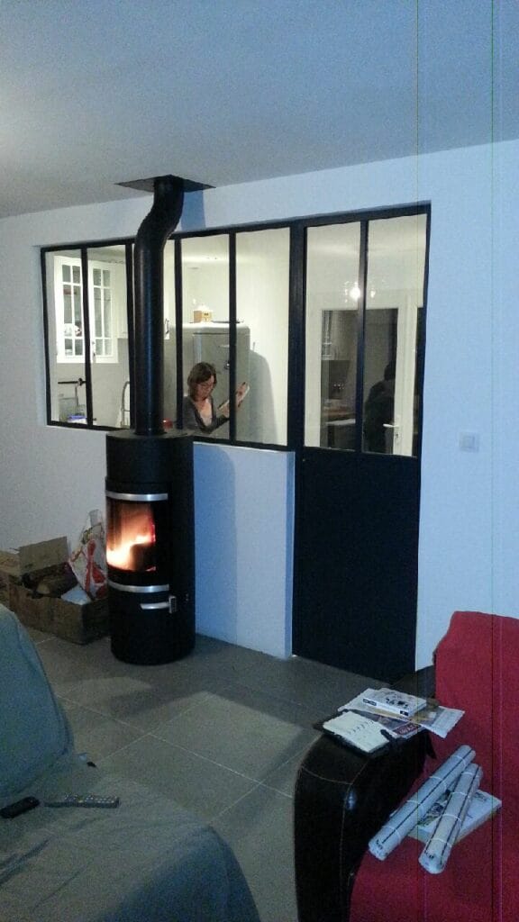 verrière sur mesure intérieure cloison