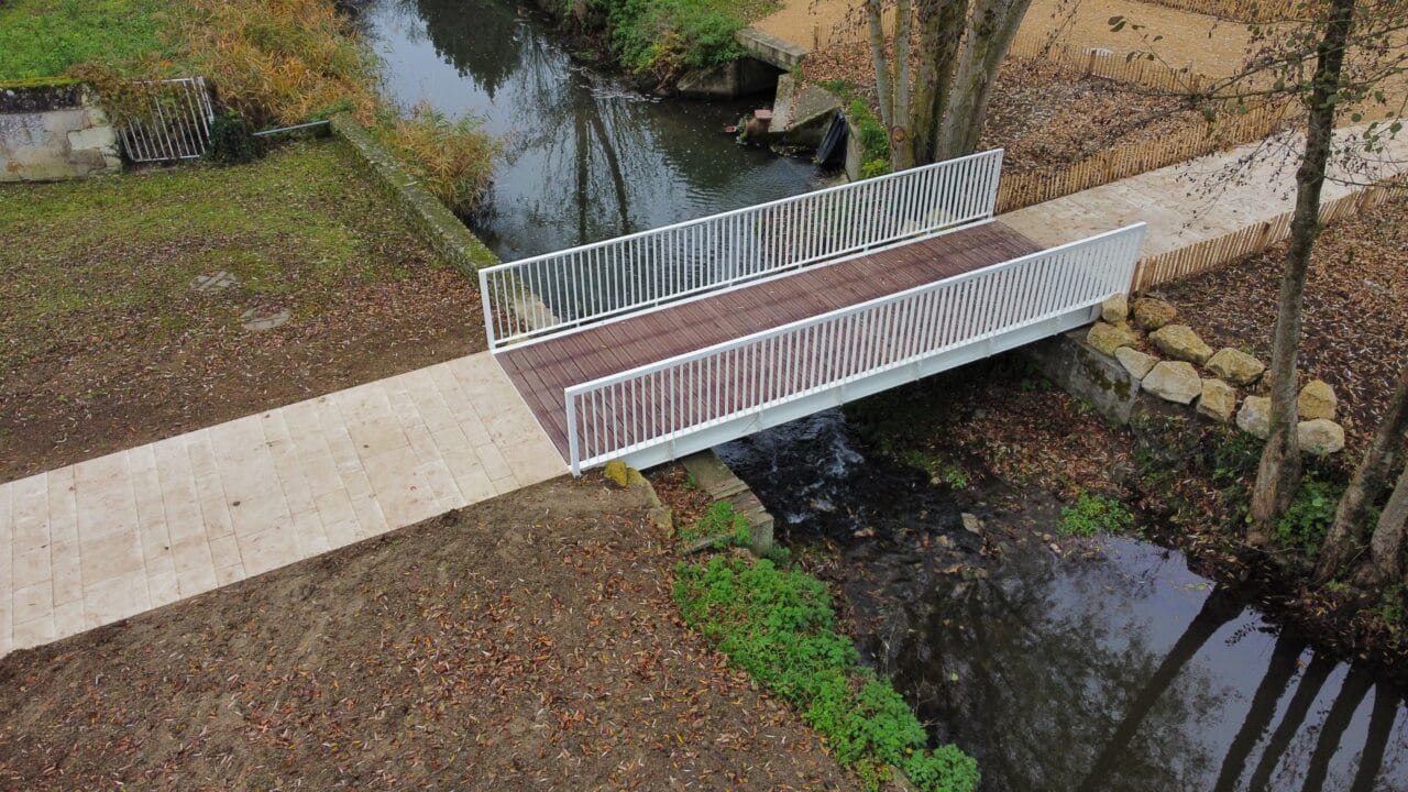 Passerelle Commune de Lencloître (86)