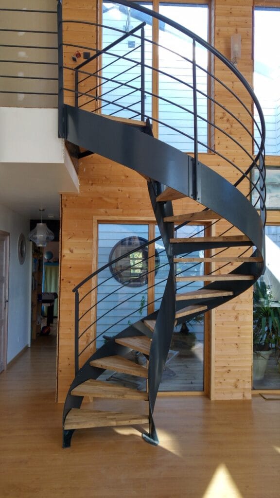 Escalier Hélicoïdal avec 2 limons latéraux