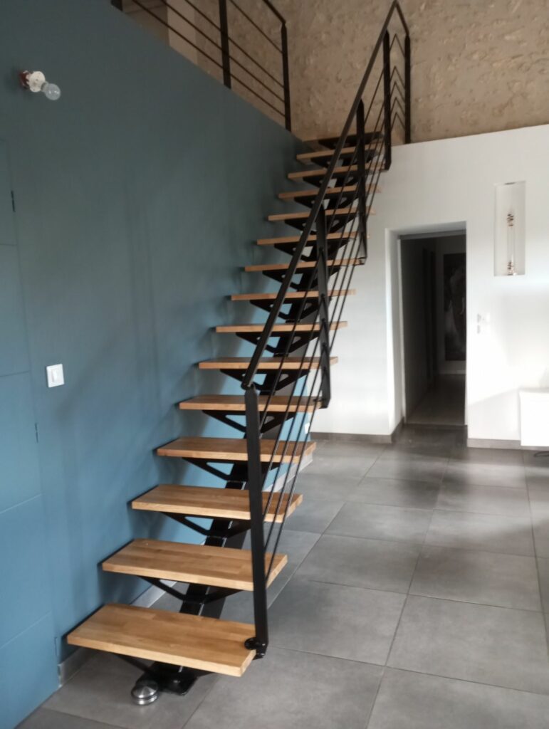 Escalier droit