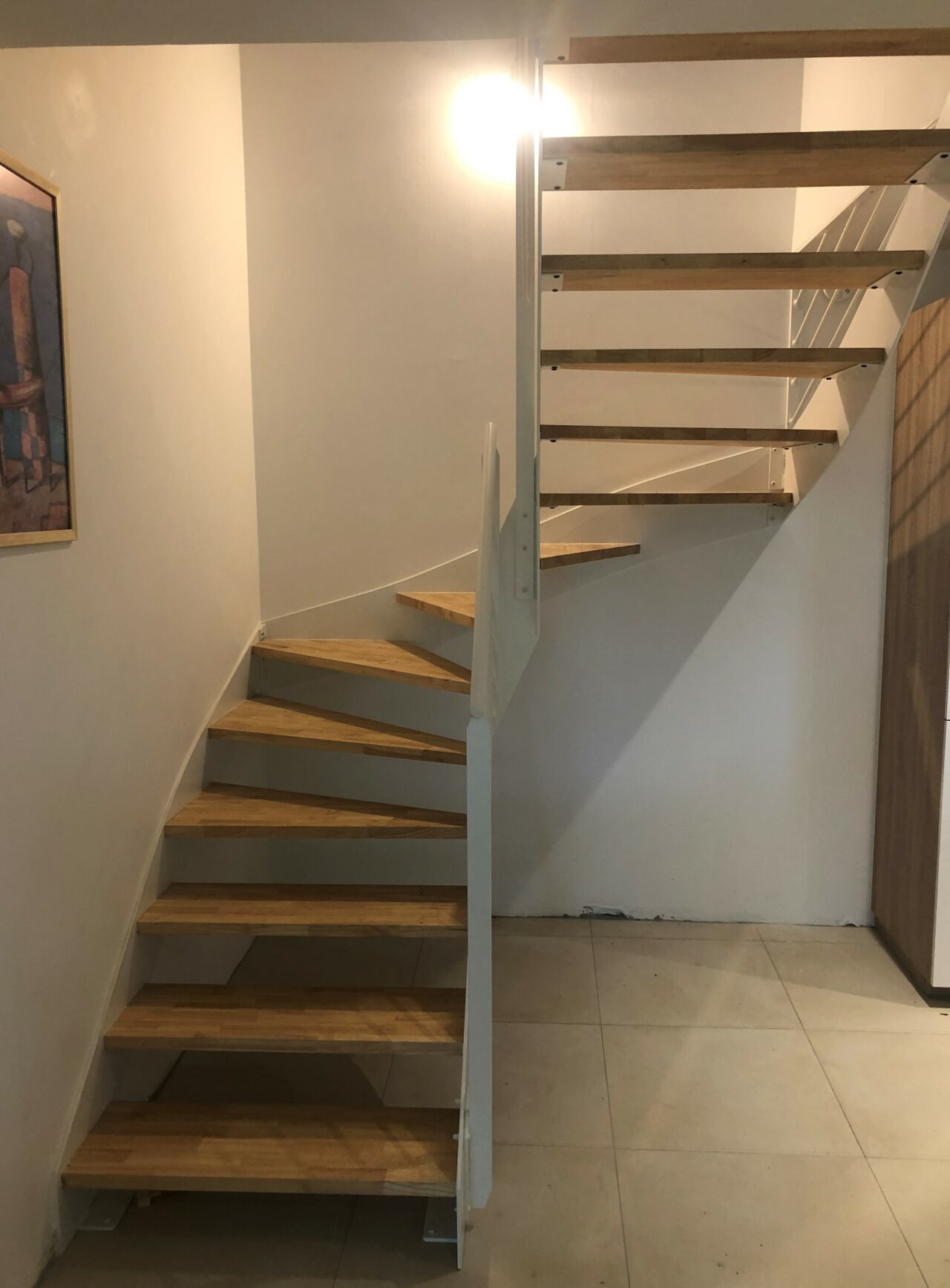 Escalier double quart tournant : Design Sur Mesure pour Un Rendu Unique