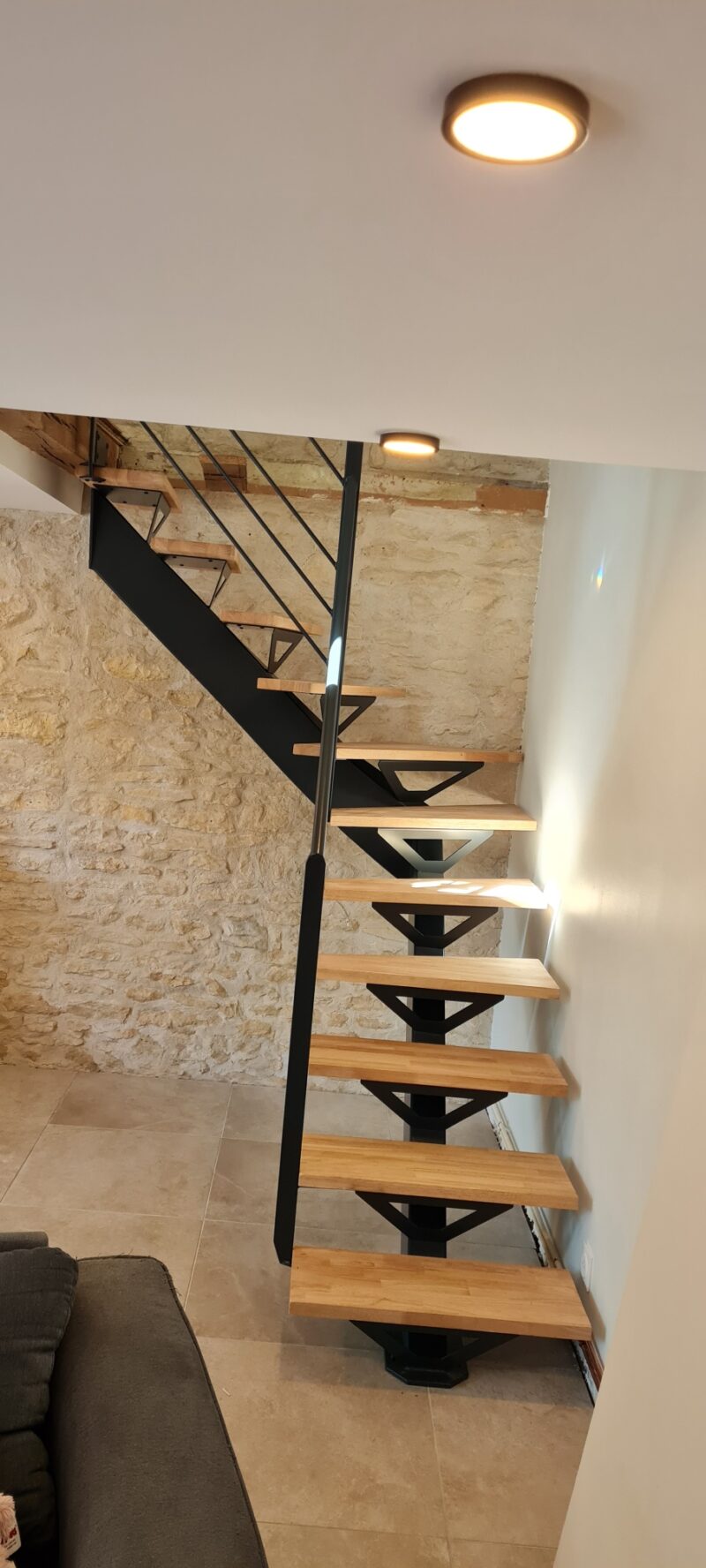 Escalier Balancé : Design Sur Mesure pour Un Rendu Unique